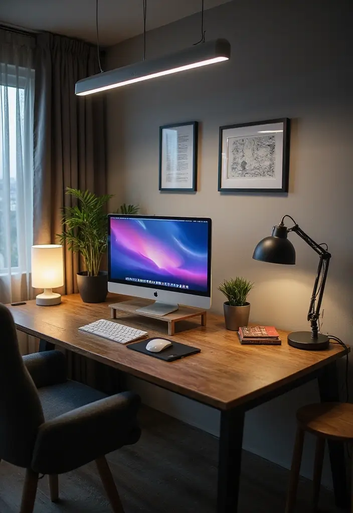 30+ Home Office Lighting Tips to Improve Focus and Style 29 30+ Home Office Lighting Tips to Improve Focus and Style - 29. Integrate Smart Home Systems