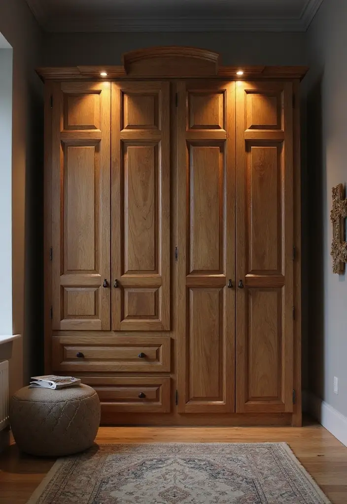 30+ LED Bedroom Lighting Ideas That Create a Dreamy Glow 27 30+ LED Bedroom Lighting Ideas That Create a Dreamy Glow - 27. LED Puck Lights for Cabinets