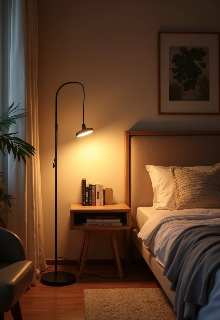 30+ LED Bedroom Lighting Ideas That Create a Dreamy Glow 7 30+ LED Bedroom Lighting Ideas That Create a Dreamy Glow - 7. LED Floor Lamps