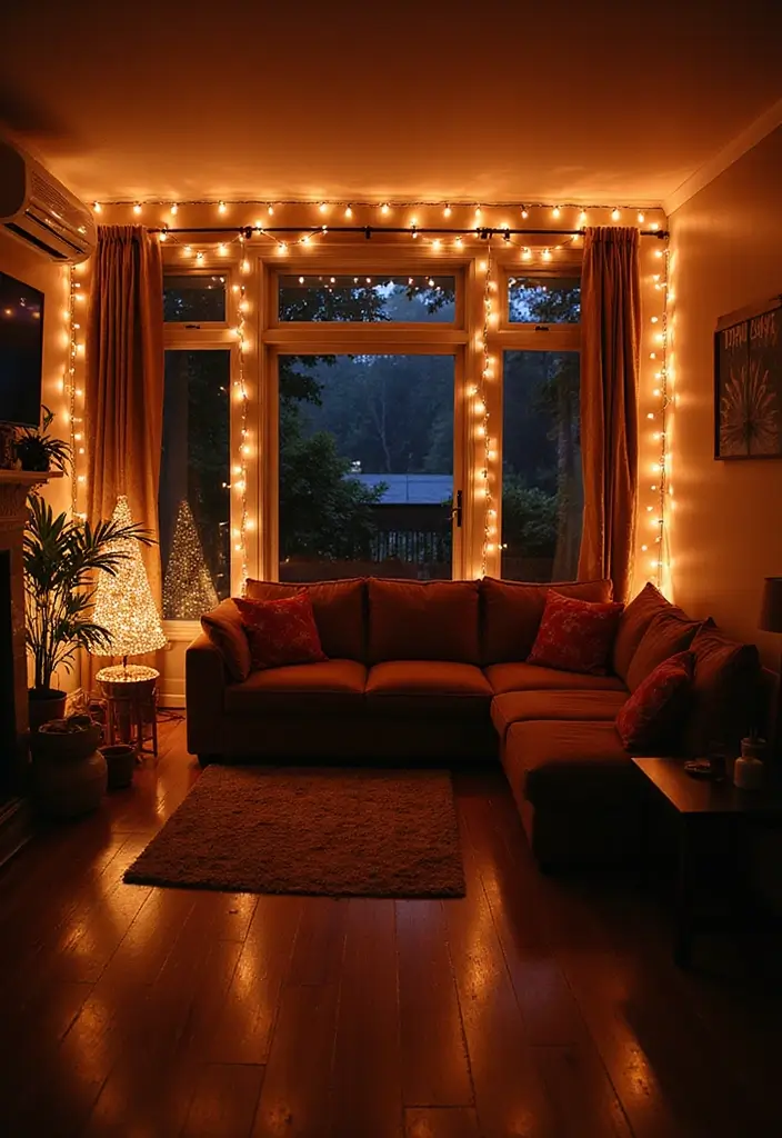 30+ LED Strip Lighting Ideas That Look Sleek and Stylish - 21. LED Strip Lighting for Seasonal Decor