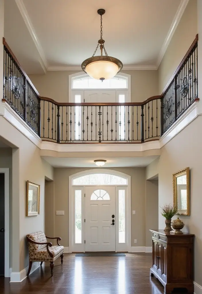 30+ Two Story Foyer Lighting Designs That Wow Guests 18 30+ Two Story Foyer Lighting Designs That Wow Guests - 18. Stylish Bowl Lights