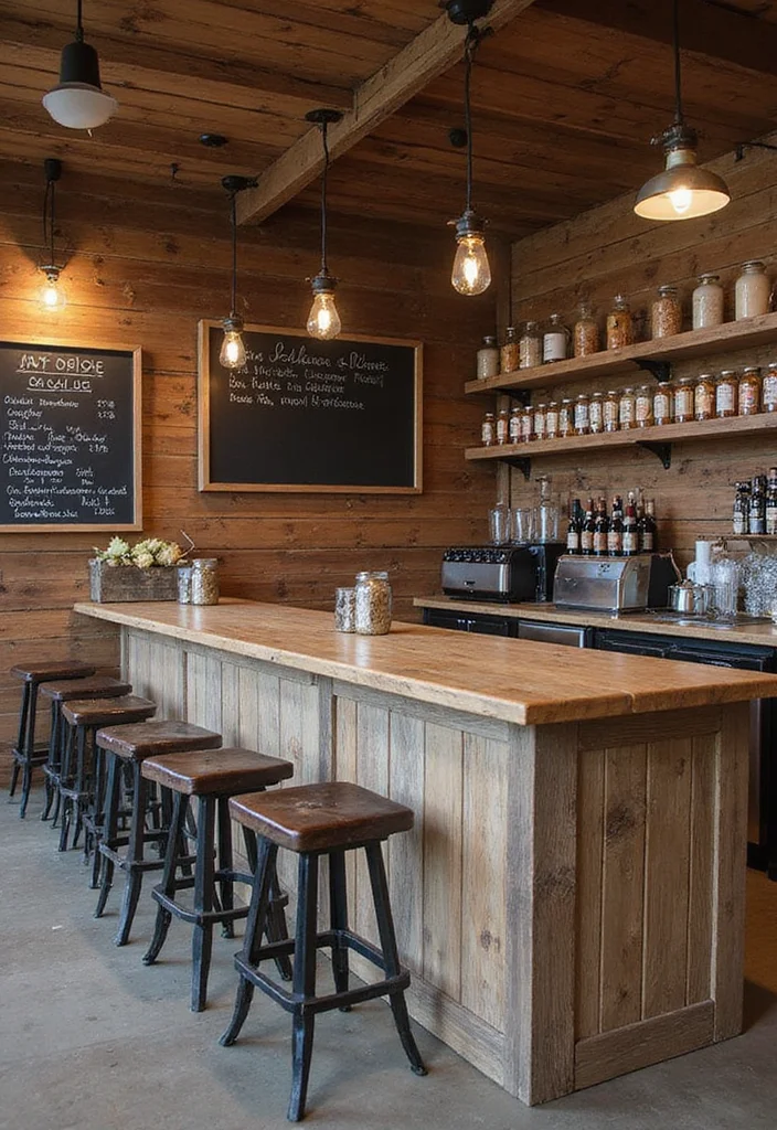 10 Basement Bar Ideas for Fun Social Evenings 45 10 Basement Bar Ideas for Fun Social Evenings - 5. Farmhouse Style Bar