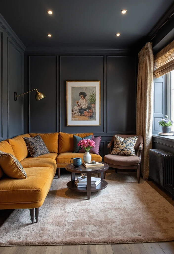 10 Basement Colors Ideas for Brightened Welcoming Interiors - 9. Charcoal Gray