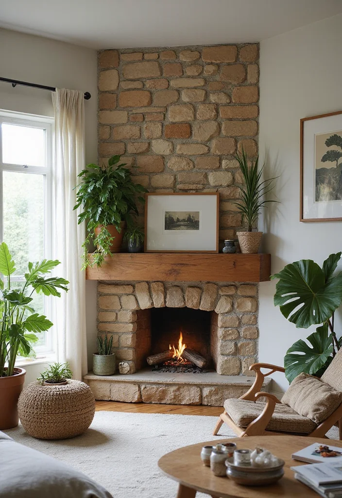 10 Corner Fireplace Ideas for Efficient Space Use 72 10 Corner Fireplace Ideas for Efficient Space Use - 8. Eco-Friendly Corner Fireplaces