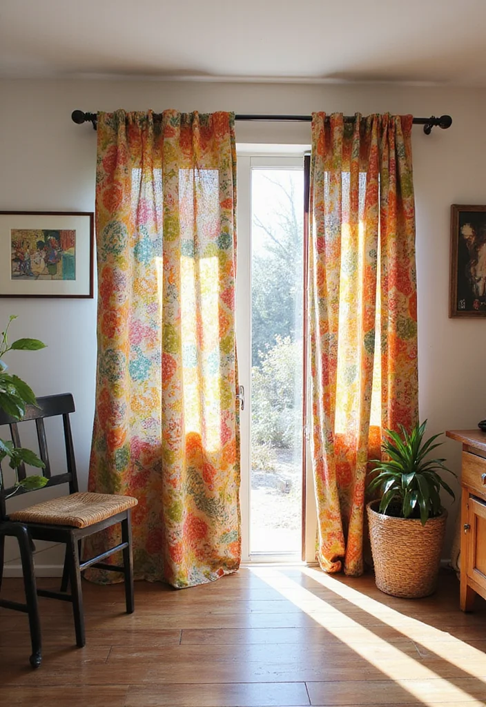 10 Curtain Ideas for Sliding Doors for Privacy and Smooth Function - 4. Recycled Cotton Curtains