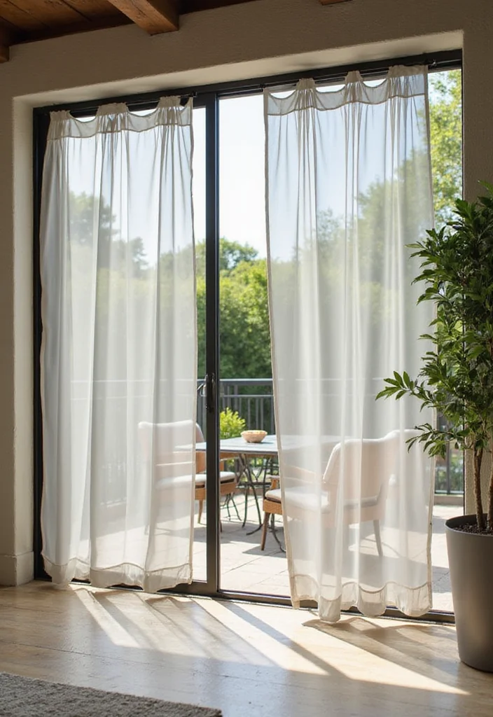 10 Curtain Ideas for Sliding Doors for Privacy and Smooth Function - 9. Magnetic Curtains