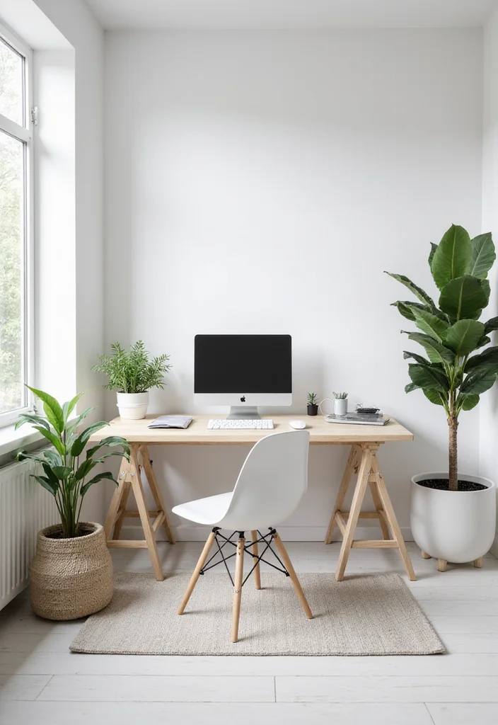 10 Office Colors Ideas for Focus and Calm 67 10 Office Colors Ideas for Focus and Calm - 7. Crisp White