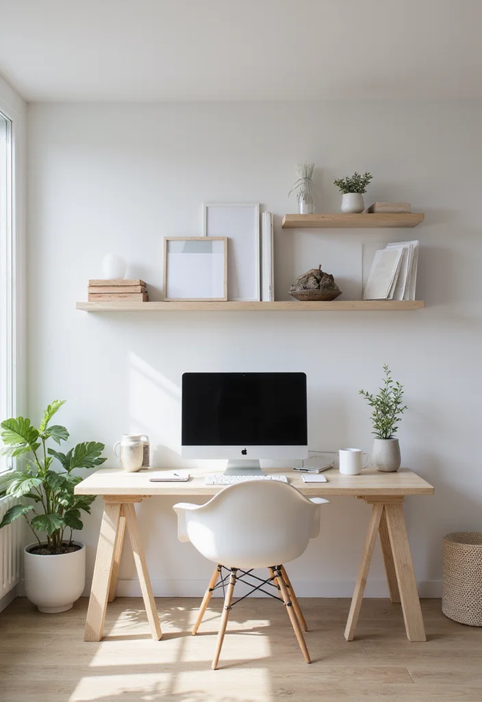 10 Office Ideas for Clean Masculine Style 23 10 Office Ideas for Clean Masculine Style - 3. Minimalist Storage Solutions