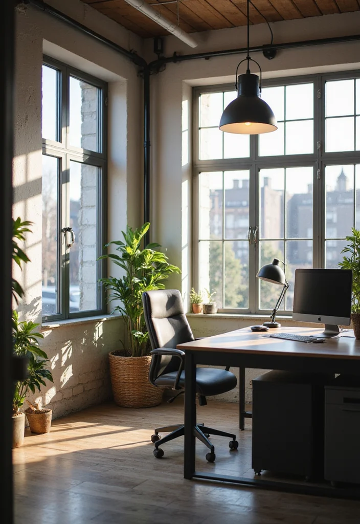 10 Office Ideas for Clean Masculine Style 56 10 Office Ideas for Clean Masculine Style - 6. Smart Lighting Choices