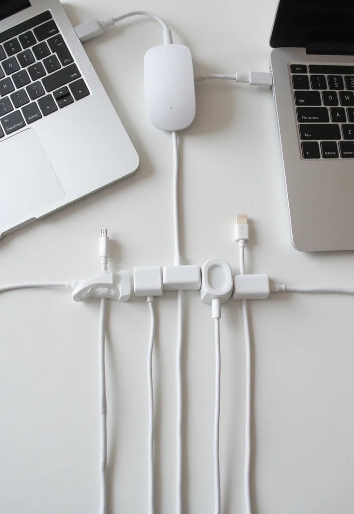 10 Office Organizer Ideas for Clutter Free Work Areas 45 10 Office Organizer Ideas for Clutter Free Work Areas - 5. Cable Management Solutions