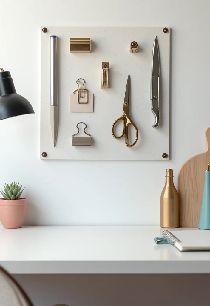 10 Office Organizer Ideas for Clutter Free Work Areas 56 10 Office Organizer Ideas for Clutter Free Work Areas - 6. Magnetic Organizers