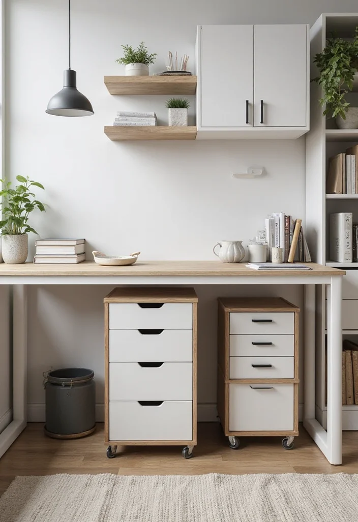 10 Office Organizer Ideas for Clutter Free Work Areas 89 10 Office Organizer Ideas for Clutter Free Work Areas - 9. Smart Storage Solutions