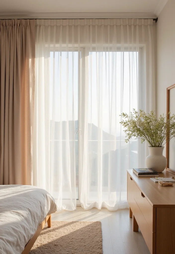 10 Single Window Curtain Ideas for Simple Elegant Framing 1 10 Single Window Curtain Ideas for Simple Elegant Framing - 1. Sheer Elegance