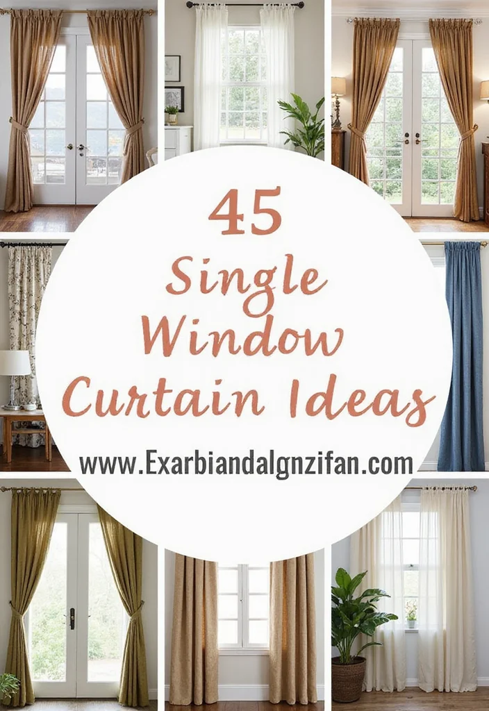 10 Single Window Curtain Ideas for Simple Elegant Framing 107 10 Single Window Curtain Ideas for Simple Elegant Framing - Conclusion