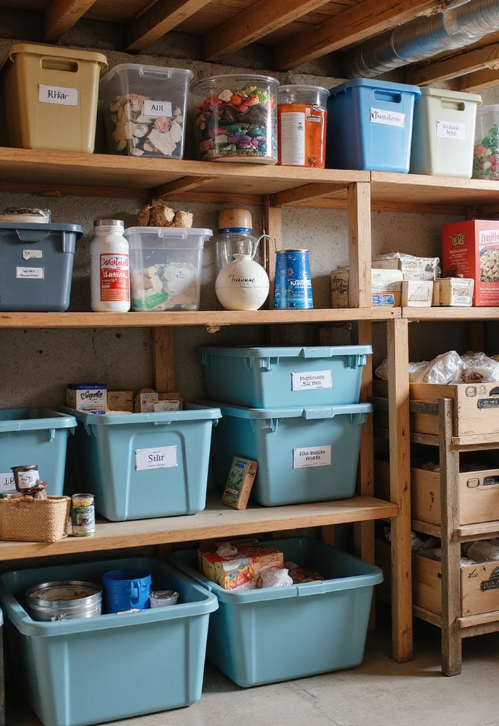 10 Very Small Basement Ideas for Smart Space Solutions - 10. Seasonal Storage Solutions