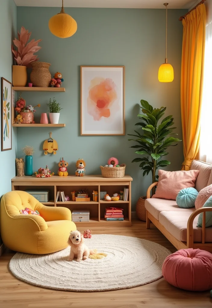 10 Very Small Basement Ideas for Smart Space Solutions - 6. Play Area for Kids