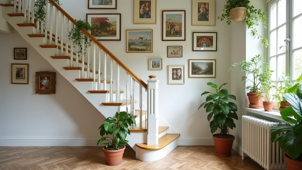 10 Wall Stairs Decor Ideas for Vertical Visual Interest