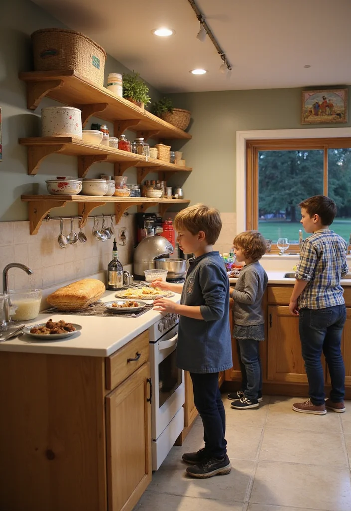 12 Basement Game Room Ideas for Fun Family Entertainment - 11. Creative Cooking Corner