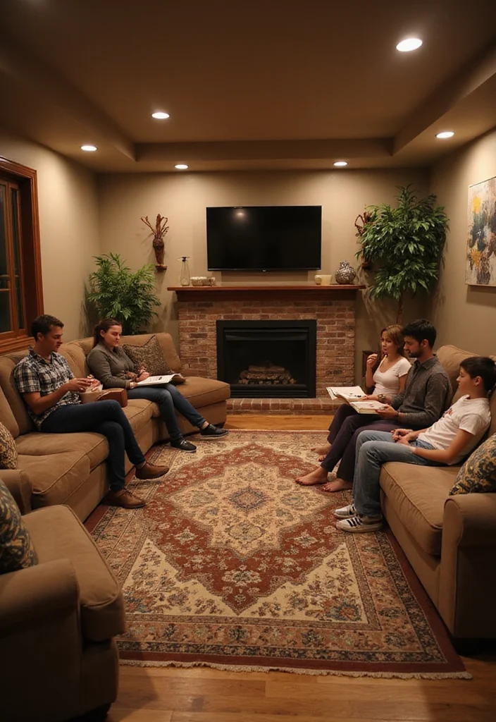 12 Basement Game Room Ideas for Fun Family Entertainment - 12. Chill-Out Zone