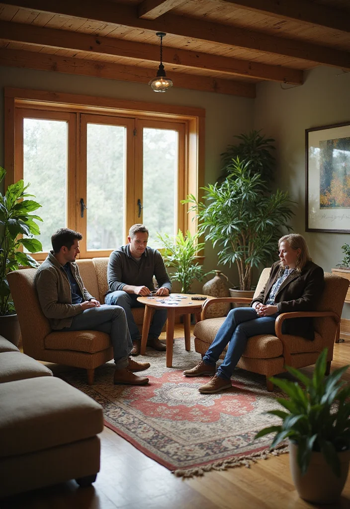 12 Basement Game Room Ideas for Fun Family Entertainment - 7. Nature-Inspired Retreat