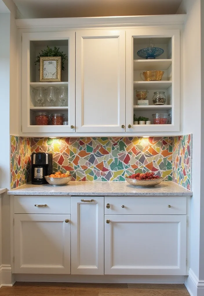 12 Basement Kitchenette Ideas for Practical Secondary Use - 4. Stylish Backsplash Designs