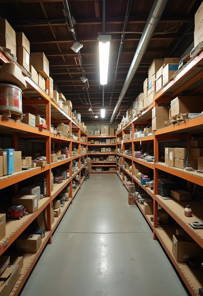 12 Basement Storage Room Ideas for Better Home Organization - 12. Creative Use of Vertical Space