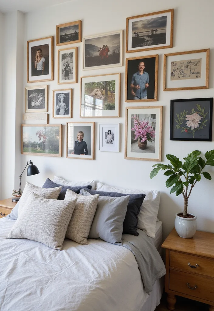 12 Bedroom Office Ideas for Smart Dual Function Rooms - 9. Personal Touches with Art