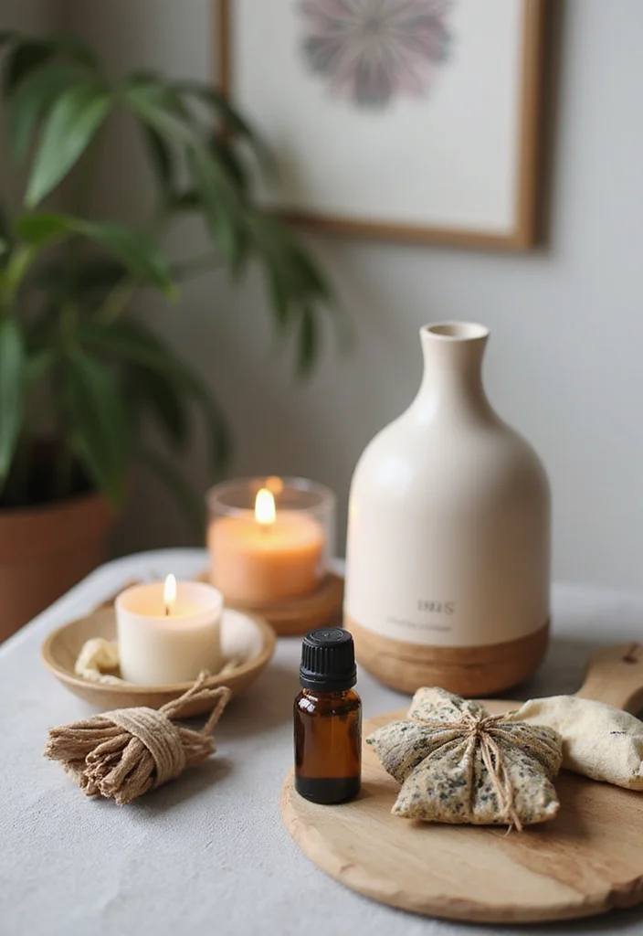 12 Boho Office Ideas for Relaxed Creative Energy 111 12 Boho Office Ideas for Relaxed Creative Energy - 11. Aromatherapy Touches