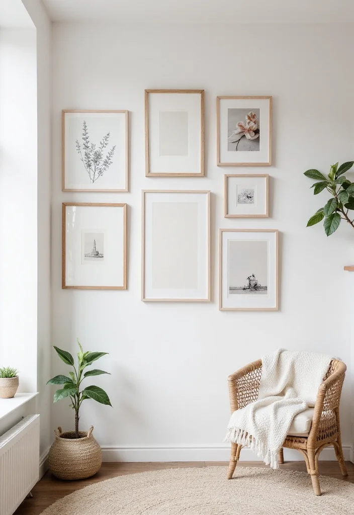 12 Decor Ideas for Large Wall Spaces for Big Visual Impact - 2. Create a Gallery Wall