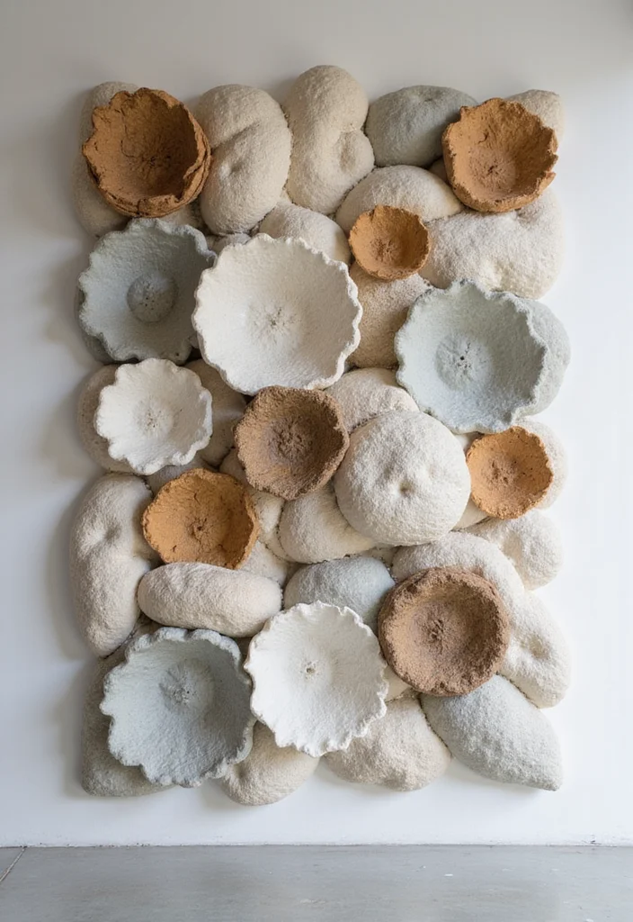 12 Decor Ideas for Large Wall Spaces for Big Visual Impact - 9. Artful Installations