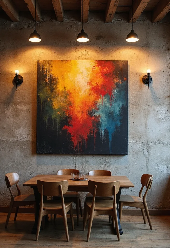 12 Entry Wall Decor Ideas for a Welcoming First Impression - 3. Statement Wall Art