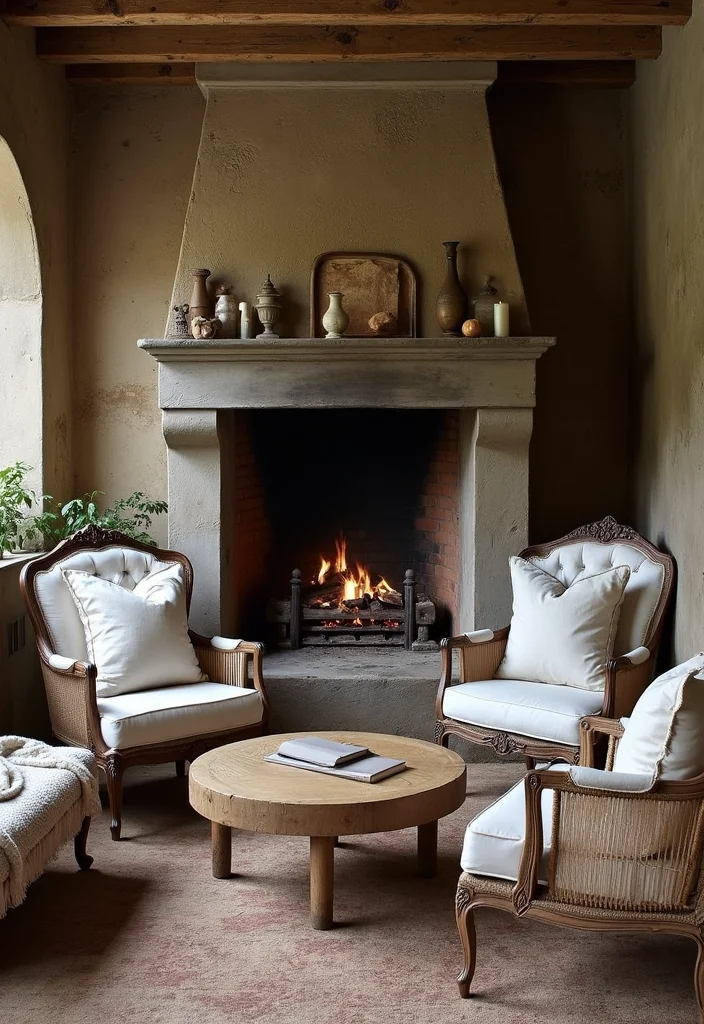 12 Fireplace Decor Ideas for Warm Seasonal Style 78 12 Fireplace Decor Ideas for Warm Seasonal Style - 8. Cozy Seating Arrangement