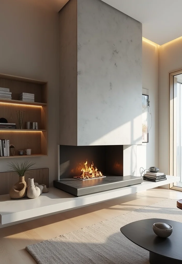 12 Fireplace Ideas for Cozy Modern Living Spaces 118 12 Fireplace Ideas for Cozy Modern Living Spaces - 12. Floating Fireplaces