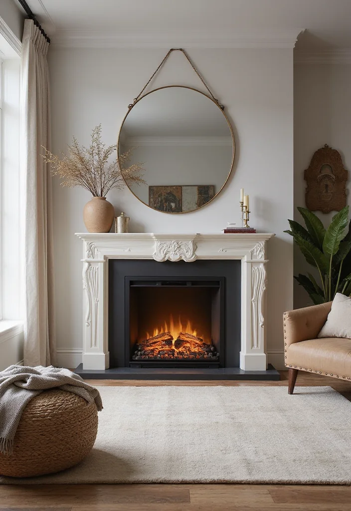 12 Fireplace Ideas for Cozy Modern Living Spaces 74 12 Fireplace Ideas for Cozy Modern Living Spaces - 8. Elegant Electric Fireplaces