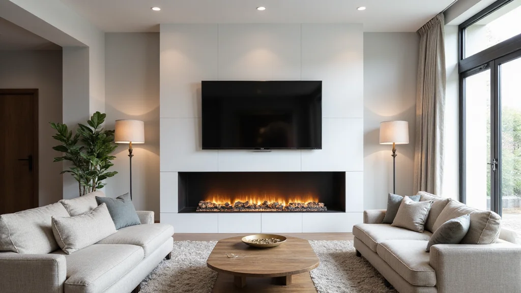 12 Fireplace Wall Ideas With TV for Seamless Modern Design