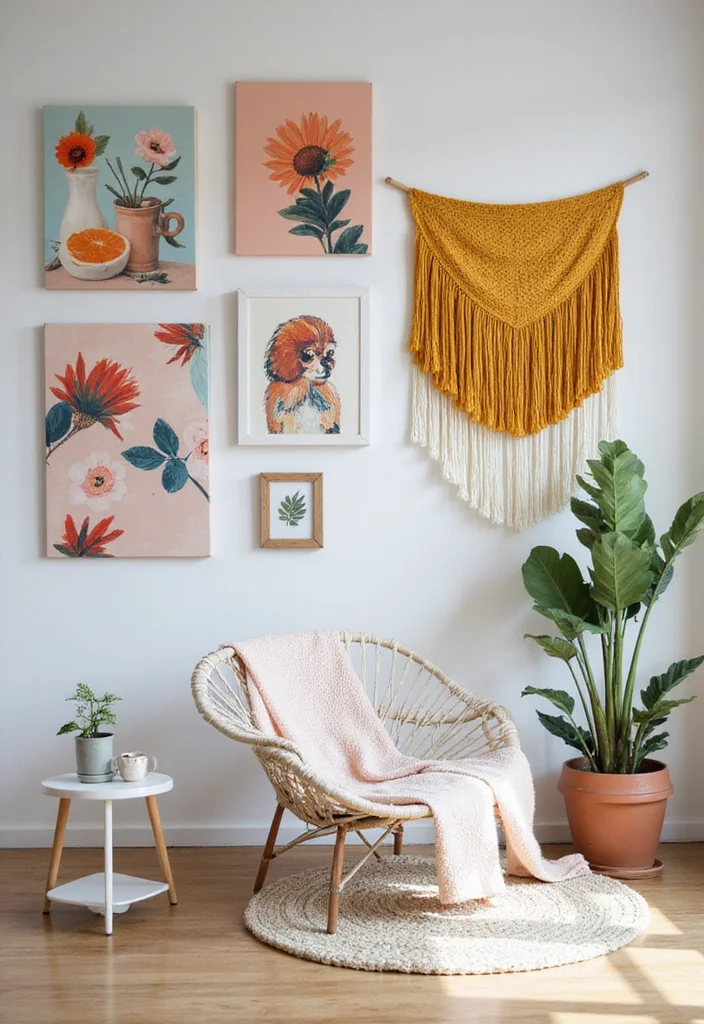 12 Home Wall Decor Ideas for Easy Everyday Upgrades - 10. DIY Wall Art Projects