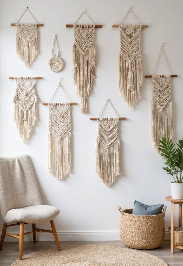 12 Home Wall Decor Ideas for Easy Everyday Upgrades - 2. Macrame Wall Hangings
