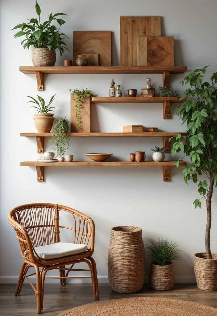 12 Home Wall Decor Ideas for Easy Everyday Upgrades - 7. Rustic Wooden Accents