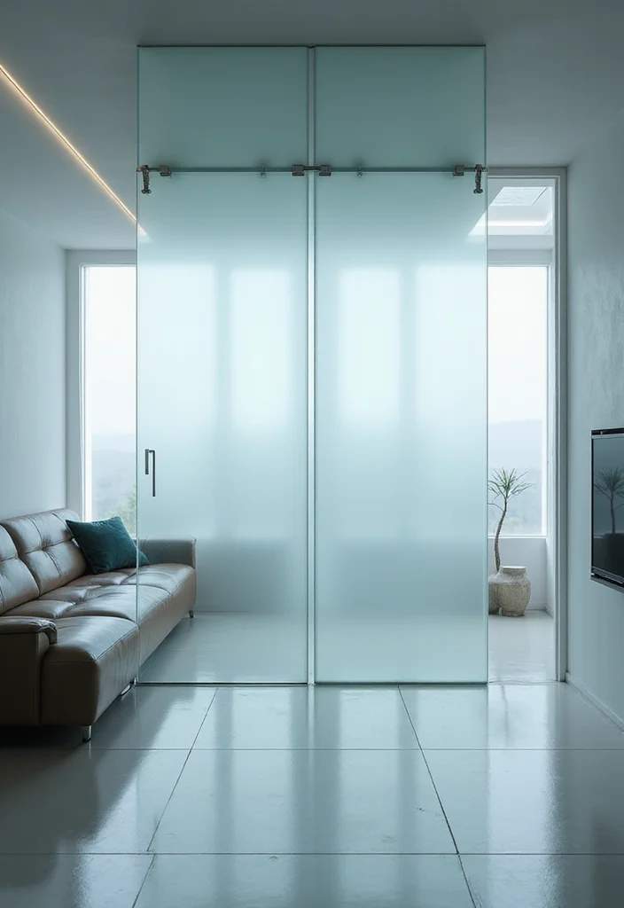 12 Modern Curtain Ideas for Clean Contemporary Interiors - 12. Smart Glass Curtains