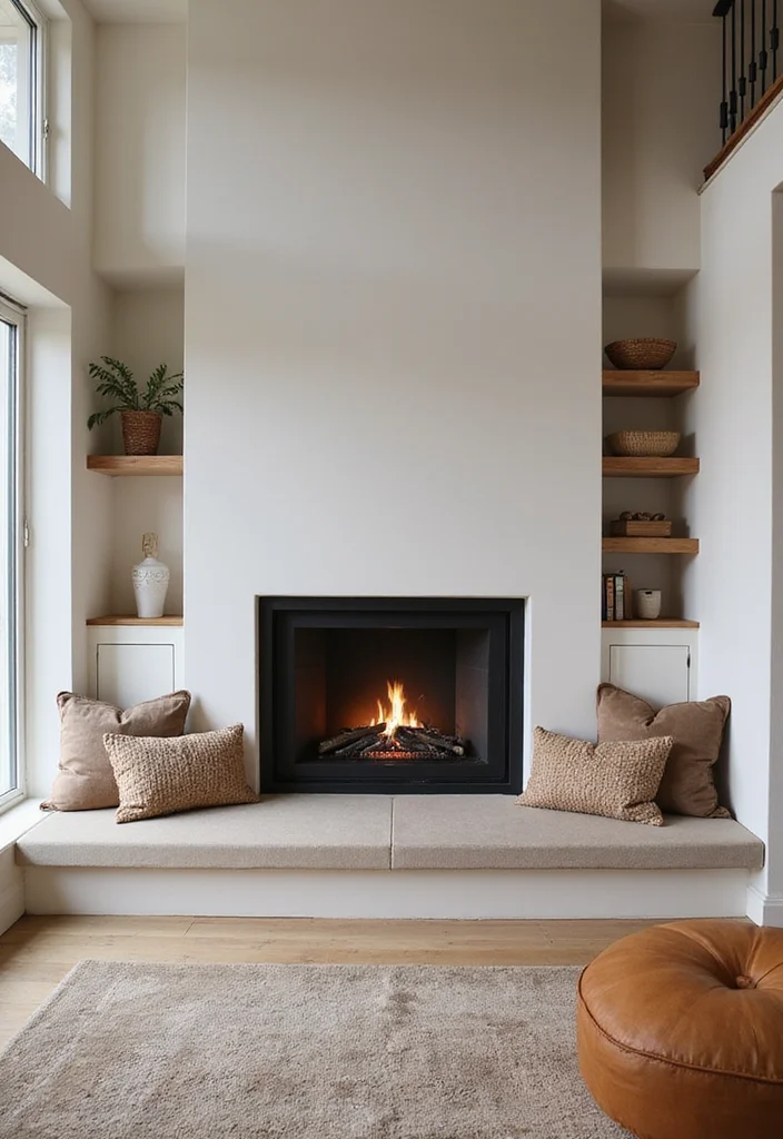 12 Modern Fireplace Ideas for Sleek Minimal Warmth 67 12 Modern Fireplace Ideas for Sleek Minimal Warmth - 7. Integrated Hearth