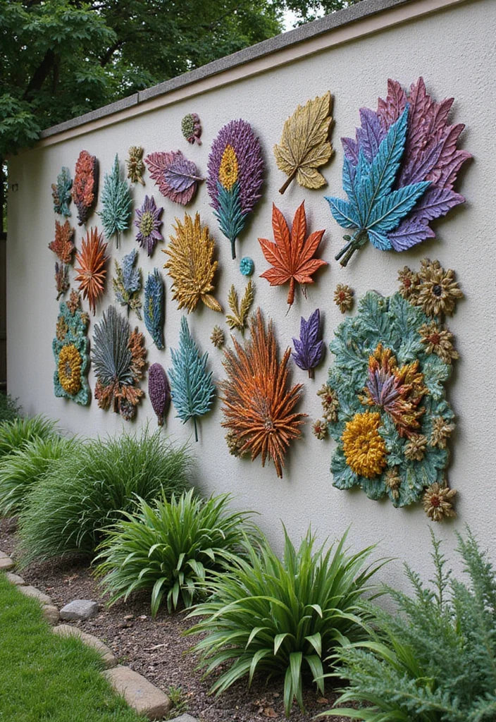 12 Outdoor Wall Decor Ideas for Bold Exterior Style - 3. Metal Wall Art
