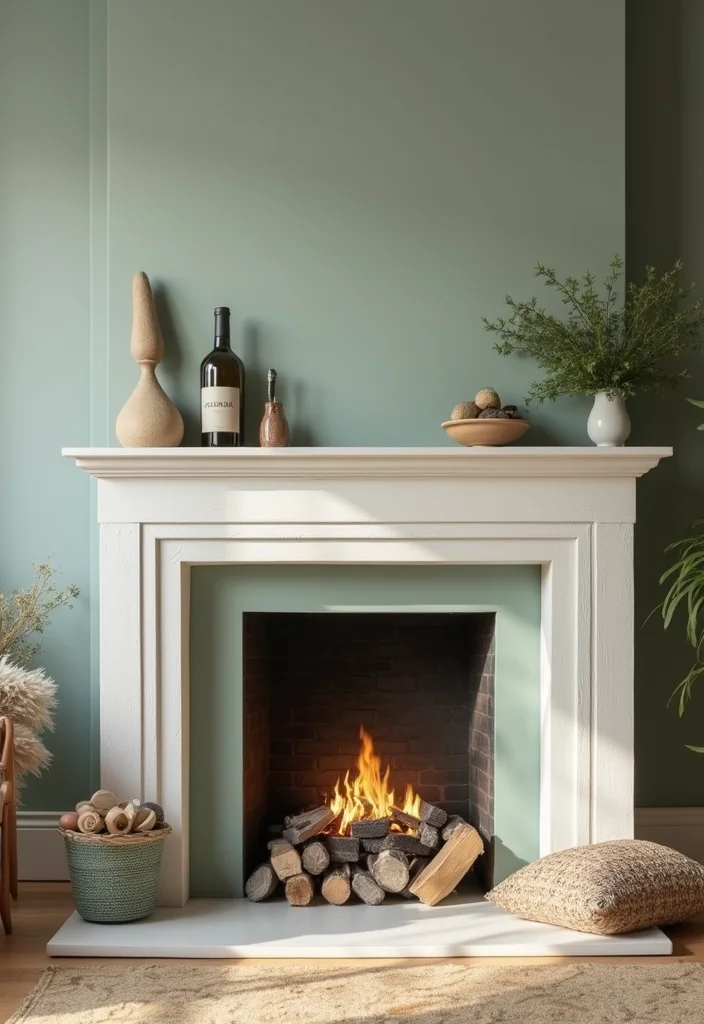 12 Remodel Fireplace Ideas for Updated Focal Points - 2. Eco-Friendly Paint