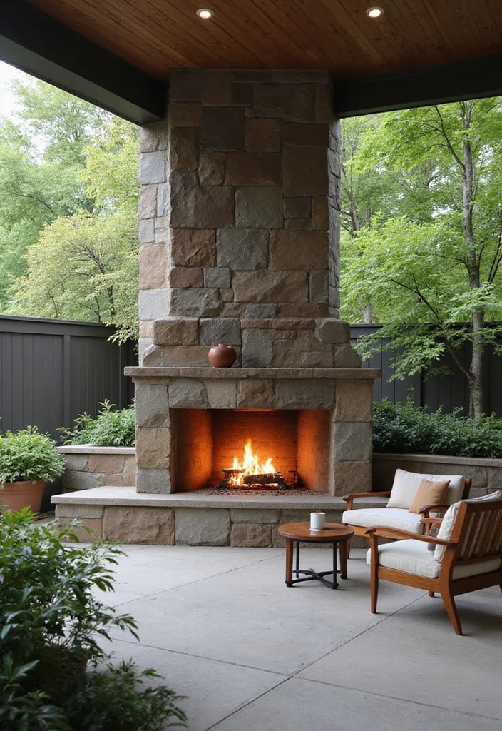 12 Remodel Fireplace Ideas for Updated Focal Points - 6. Indoor-Outdoor Flow