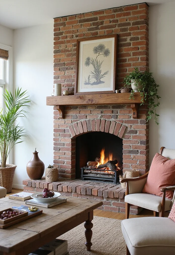 12 Remodel Fireplace Ideas for Updated Focal Points - 7. Upcycled Materials