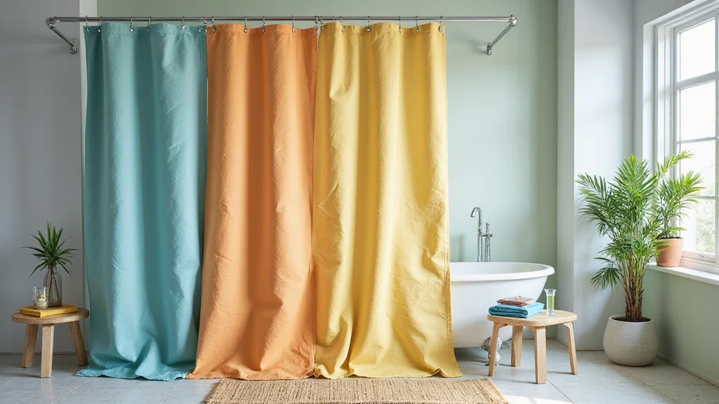 12 Shower Curtain Ideas for a Quick Trendy Refresh - Eco Edition