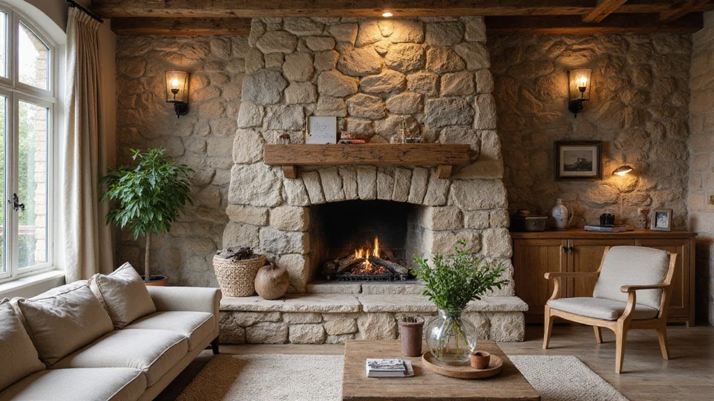12 Stone Fireplace Ideas for Rustic Timeless Texture