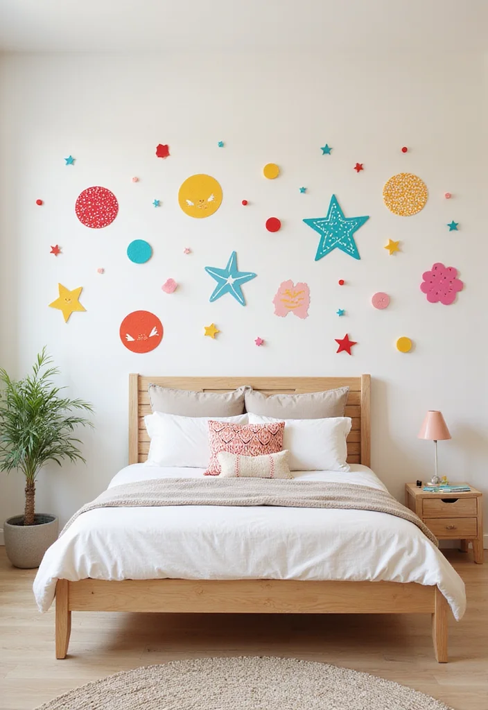 12 Wall Decor Over Bed Ideas for Balanced Bedroom Style 111 12 Wall Decor Over Bed Ideas for Balanced Bedroom Style - 11. Wall Decals and Stickers