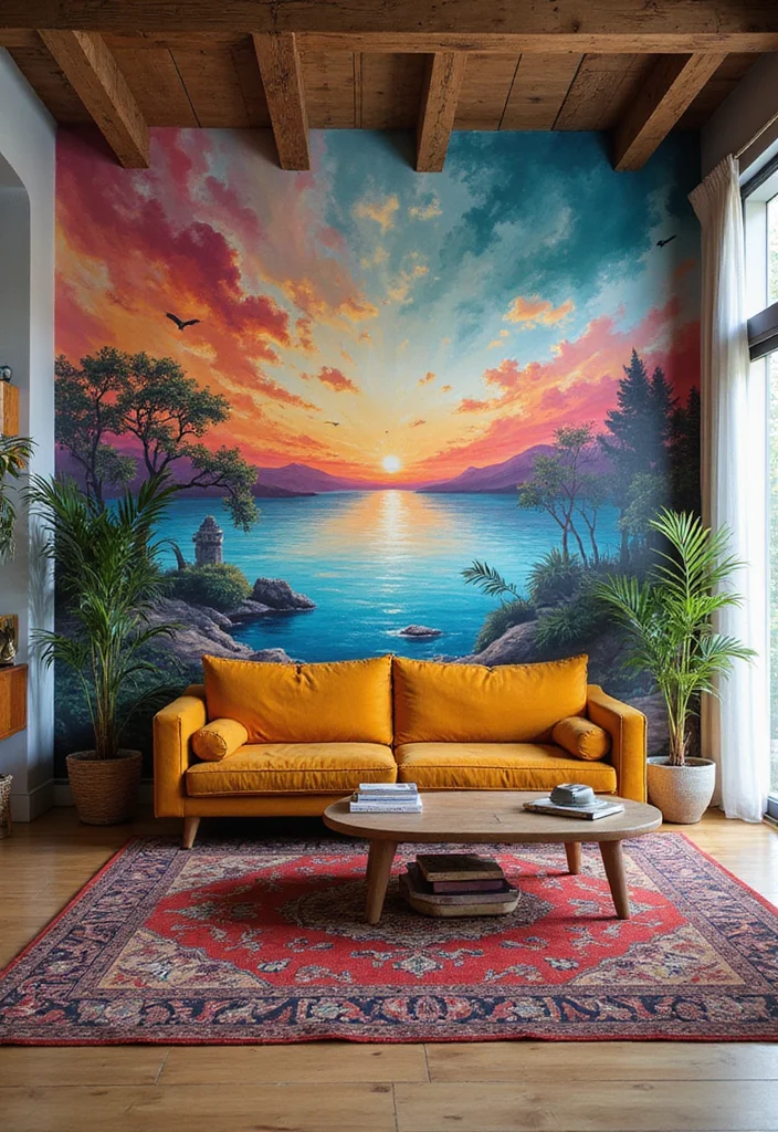 12 Wall Paint Decor Ideas for Creative Easy Transformations 100 12 Wall Paint Decor Ideas for Creative Easy Transformations - 10. Murals for a Statement Piece