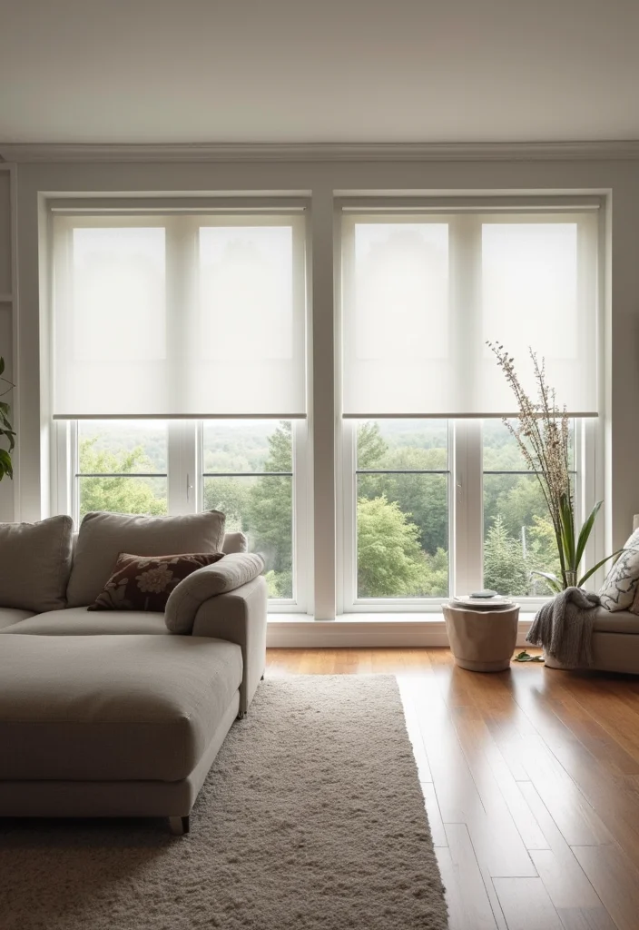 12 Window and Curtain Ideas for Balanced Light and Style - 8. Smart Window Treatments for Modern Homes