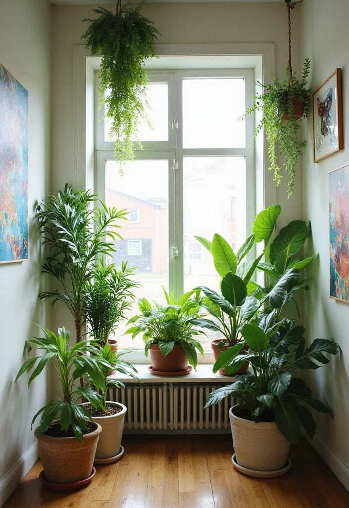 12 Womens Office Decor Ideas for Stylish Motivating Spaces - 1. Greenery Galore